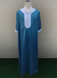 ชุดโทบแบบมุสลิม แขนยาว สไตล์ตุรกี ความยาวคลุมเท้า ชุดญุบบะแบบอาหรับ ระบายอากาศได้ดี แห้งเร็ว ดีไซน์ใหม่ สีสันหลากหลาย มีไซส์พลัส - Product Image 3