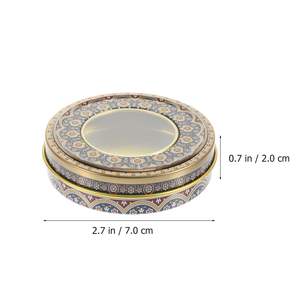 กล่องดีบุกฝาเกลียวใส ภาชนะใส่เทียนโลหะอเนกประสงค์ สำหรับเก็บชา น้ำตาล ลูกอม กาแฟ - Product Image 5