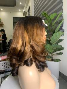 วิกผมด้านหน้าเป็นลูกไม้เด้งดึ๋งสำหรับผู้หญิงผมคนเวียดนาม - Product Image 3