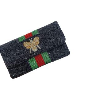 Porte-monnaie élégant fait main avec perles, portefeuille de haute qualité, prix direct usine - Product Image 1