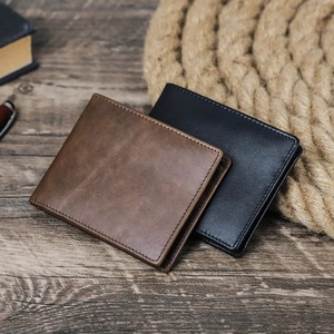 Carteras Cortas de Cuero PU Premium para Hombre, Porta Tarjetas de Identificación, Porta Dinero con Clip - Product Image 1