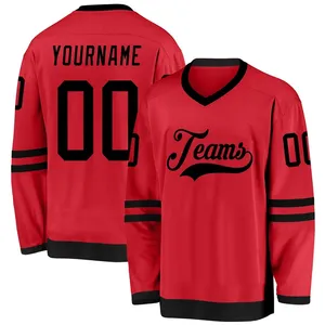 Jersey Profesional de Hockey sobre Hielo, Impresión por Sublimación Personalizada, Tela de Malla Transpirable, Uniforme de Equipo, Ropa Deportiva - Product Image 6