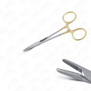 Puntas dentadas Soporte de aguja Derf Acero inoxidable 4,75 pulgadas Instrumentos quirúrgicos Serraciones longitudinales - Product Image 6