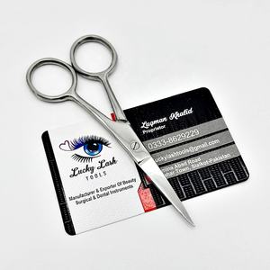 Professionnel personnalisé étiquette chanceux cils outils Kit d'extension de cheveux ciseaux outils d'extension de cheveux en acier inoxydable de qualité chirurgicale - Product Image 3