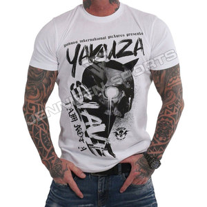 Camiseta de Manga Corta para Hombre, Corte Regular, Elástica, Transpirable, Ligera, de Secado Rápido, Tejido Sedoso, 100% Algodón, Felpa Digital - Product Image 2