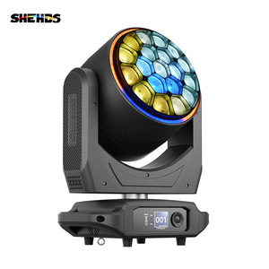 SHEHDS 19×40W Bees Eyes Beam Moving Head Stage Light RGBW 4in1 Zoom DJ Light pour Mariage et Concert - Product Image 1