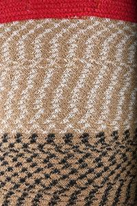 Sac bandoulière bohème surdimensionné en jute écologique 2026, tissé en corde de plage, haute qualité, fermeture ouverte, perlé, capacité 2-2,9 L - Product Image 5