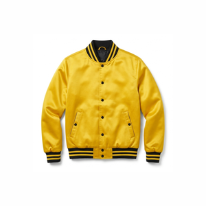 Blouson Bomber Femme Sur Mesure, Tendance et Sexy, en Satin avec Boutons sur le Devant, Imperméable, Écologique, Coupe-Vent, Grandes Tailles, Automne Hiver - Product Image 1