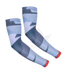 SPARKWELL INDUSTRIES Manchons de cyclisme unisexes personnalisés anti-UV respirants en soie glacée rafraîchissante à compression 100 % polyester 120g - Product Image 5