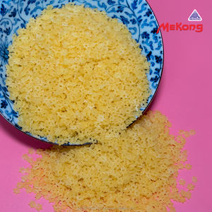 Macaroni jaune faible en gras, sans sucre, sans gluten, en forme d'étoile miniature, de type raffiné, fabriqué au Vietnam, en sachet - Product Image 4