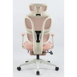 Sedia da Ufficio Ergonomica con Schienale Alto, Supporto Lombare Dinamico, Poggiatesta 2D, Braccioli 2D e Poggiapiedi - Product Image 4