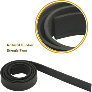 Ricambio in gomma per tergivetro commerciale nero da 42 pollici, ricambi per tergivetro ad alta visibilità - Product Image 2
