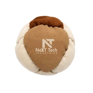 Hacky Sacks, ballons à pieds en daim synthétique de qualité supérieure à 8 panneaux, 2,5 pouces, par NEXT TECH INDUSTRIES - Product Image 1
