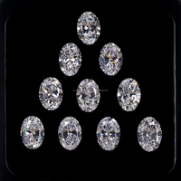 Certificado IGI, 1 quilate, corte ovalado elegante, cultivado en laboratorio, HPHT CVD VVS, suelto, 0.036-0.075 quilates, para hombre y mujer, pulsera de compromiso y boda.