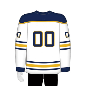 Maillot de hockey sur glace personnalisé à séchage rapide, uniforme d'équipe respirant, chemise de sport pour jeunes et adultes, tenue d'entraînement et de match à manches longues, OEM ODM en gros - Product Image 5