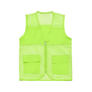 Chaleco de seguridad ecológico, transpirable, muy atractivo, de color sólido, de calidad premium, duradero, de corte ajustado y cómodo. - Product Image 6
