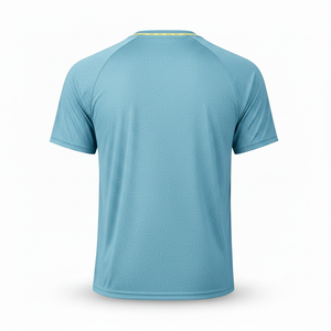 T-shirt de performance pour homme pour le pickleball, manches courtes, col rond, finition réfléchissante, vêtements de sport, prêt à être expédié, personnalisable - Product Image 2