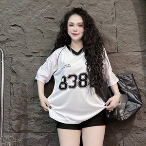 เสื้อยืดลายการ์ตูนมิกกี้น่ารักสำหรับผู้หญิง-ผ้าฝ้ายเนื้อนุ่มระบายอากาศได้ดีสไตล์ลำลองเหมาะกับกางเกงยีนส์กระโปรงกางเกงขาสั้น - Product Image 4