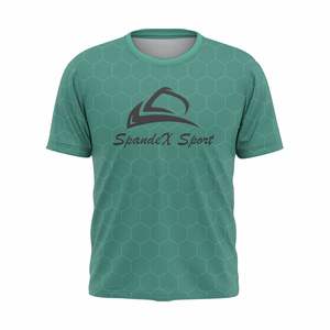 T-shirts personnalisés 100% polyester pour hommes, manches courtes, col rond, coupe classique, fabricant OEM ODM, logo personnalisé - Product Image 1