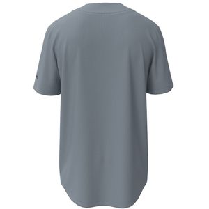 เสื้อเบสบอลแบบสั่งทำสำหรับผู้ชาย เสื้อกีฬาติดกระดุมเต็มตัว แขนสั้น แห้งเร็ว ชุดทีม พร้อมบริการผลิตแบบ OEM ODM - Product Image 2