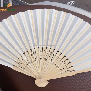 Abanicos de mano de bambú vintage personalizados para bodas estilo tradicional favores de fiesta plegados abanicos de boda hechos a mano ecológicos - Product Image 6