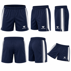 Custom Men's Rugby Uniform Set Sublimated 100% Polyester Jersey & Shorts Elastic Waist Quick Dry OEM Service - Product Image 6