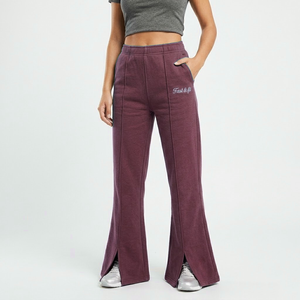 High Quality New Arrival Customized Color Women Flare Eco-Friendly Quick Dry Casual Winter Flared Sweatpants Cotton for Women - Product Image 4