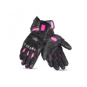 Nouveauté : Gants de moto en cuir de vache véritable, légers, pour le sport, avec poignées intégrées, unisexes - Product Image 1