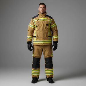 Ropa de Seguridad de Poliéster Impermeable con LED Reflectante de Alta Visibilidad ANSI Clase 1, Fabricada a Medida, Color Sólido, Overoles de Construcción - Product Image 6