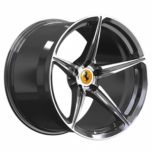Ruedas de Aleación Scuderia Concept Flow Forming |   Rines Ligeros para Autos de Pasajeros, Listos para la Pista |   Ruedas Deportivas Escalonadas en Negro Brillante - Product Image 4