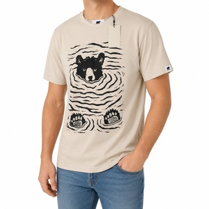เสื้อยืดแขนสั้นผู้ชาย ผ้าฝ้ายผสมพรีเมียม สวมใส่สบาย ทรงปกติ สตรีทแวร์ลำลอง ดีไซน์ทันสมัย ขายดีที่สุด สินค้ามาใหม่ - Product Image 5
