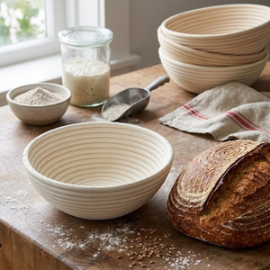 Cane Banneton Proofing <b>Basket</b> Handmade Natural <b>Bread</b> Dough Fermentation <b>Basket</b> for Artisan Sourdough Baking Wholesale Supplier - Product Image 5