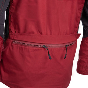 <b>Men's</b> Red Hooded Soft Shell Jacket Windproof <b>Waterproof</b> Zip Fly Outdoor Winter Coat Regular Fit Custom Print - Product Image 5