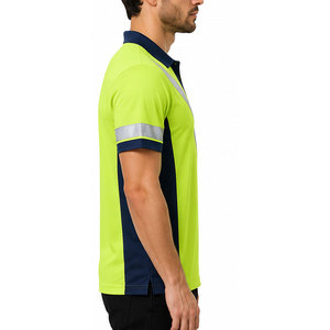 เสื้อโปโลลำลองสำหรับผู้ชายแขนสั้นคอปกเสื้อทำงานผ้าเนื้อนุ่มสวมใส่สบายชุดยูนิฟอร์มสำนักงาน - Product Image 6
