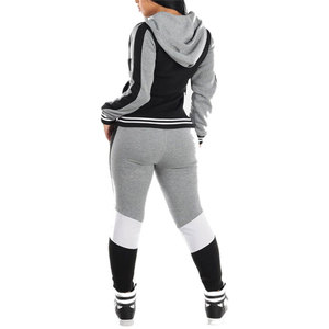 OEM/ODM Design Your Own Long Sleeves Women <b>Zip</b> <b>Up</b> Tracksuit Set In Low MOQ Latest Design Jogging Wear Women Zipper Tracksuits - Product Image 2