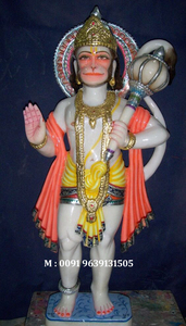 <b>Religious</b> Marble Hanuman Ji <b>Statue</b> - Product Image 5