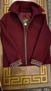 เสื้อแจ็คเก็ตผ้าวูลสำหรับผู้ชาย CHAMP KING พร้อมงานปักและตกแต่ง คอปกพับได้ ปิดด้วยซิป - Product Image 6