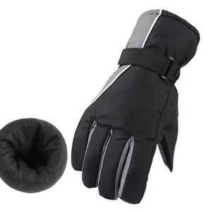 Guantes de Invierno para Hombre de Alta Calidad, Resistentes al Viento y al Agua, para Esquí, a un Precio Competitivo, Material de Cuero, Cálidos y Cómodos - Product Image 2