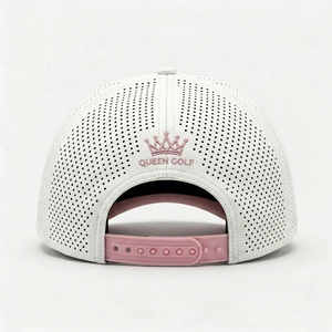 Casquette Snapback Injae OEM personnalisée à 5 panneaux avec visière incurvée, broderie 3D en relief, unisexe, pour sports de plein air, décontractée, en toile 100% coton, chapeau tendance - Product Image 4