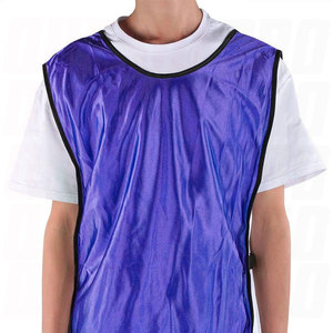 Unique Design Football <b>Bibs</b> OEM Service Available Custom Lightweight Waterproof Breathable Windproof Sleeveless Soccer <b>Training</b> - Product Image 2