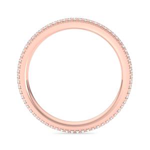 Anillo de oro rosa, oro blanco y oro amarillo de primera calidad, certificado por IGI, con diamante de corte brillante redondo, joyería fina, anillo de compromiso. - Product Image 2