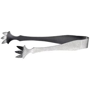 Wholesale Custom Size Silver Ice Tong With Ornate Design For <b>Bar</b> Supplies Food Grade Brass Food Salad Bakery Use Serving Tong - Product Image 3