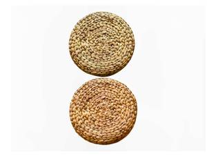 Tapis de table en jacinthe d'eau tressé à la main, design bohème, résistant à la chaleur, 5 mm, écologique, durable, non toxique, diamètre personnalisé - Product Image 3