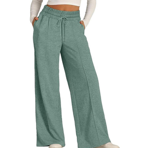 New Design Women's Fleece Sweat Pants 100% Cotton Eco-Friendly Windproof Outdoor Use Casual Best Quality - Product Image 3