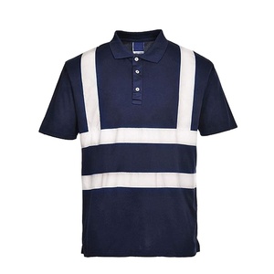 Camiseta Polo de Alta Visibilidad para Trabajo, Secado Rápido, Transpirable, Manga Corta, Dos Tonos - Product Image 1
