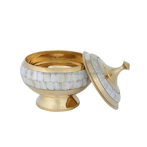 Quemador de incienso artesanal de latón religioso al por mayor para incienso y carbón - Product Image 3