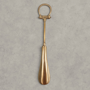 Antique Brass Shoehorn Vintage Style Long Handle <b>Shoe</b> Horn Classic Footwear Dressing Aid <b>Decorative</b> <b>Shoe</b> Care Accessory - Product Image 6