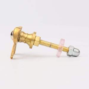 Vintage <b>Brass</b> Bow Drawer <b>Knobs</b> <b>Antique</b> Cabinet <b>Door</b> Pull Handles for Dresser Wardrobe Furniture - Product Image 1