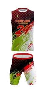 Uniforme de Fútbol 7v7 con Impresión por Transferencia de Calor, Logotipo del Equipo Personalizado, Números, Cuello Redondo sin Mangas, Correa Ajustable, Cintura Elástica, Unisex - Product Image 4
