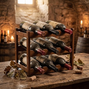 Estante para vinos de alta demanda, mueble de moda, artículo de decoración en tendencia, estante para vinos artesanal de fábrica, estante para vinos semimanual. - Product Image 5